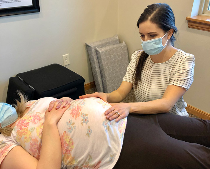 Prenatal Chiropractic De Pere Kallie Madison and Patient