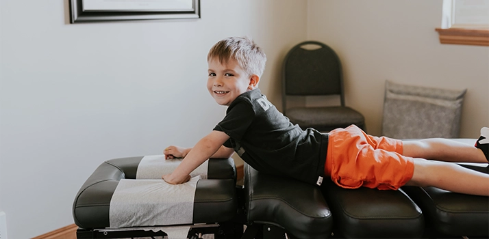 Child On Adjustment Table