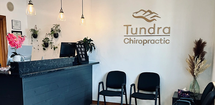 Reception Desk At Tundra Chiropractic