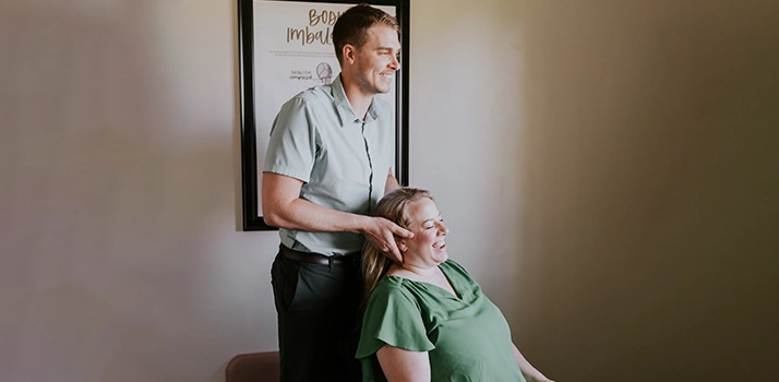 Cory Madison Adjusting A Patients Neck