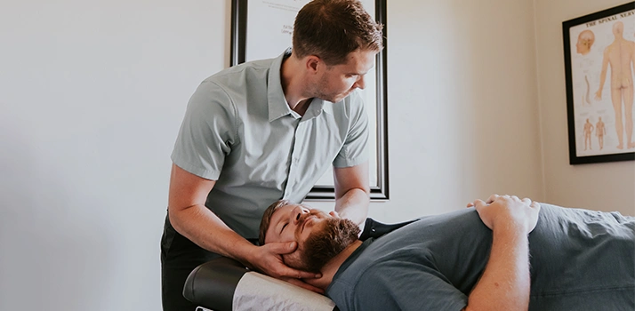 Cory Madison Performing Neck Adjustment